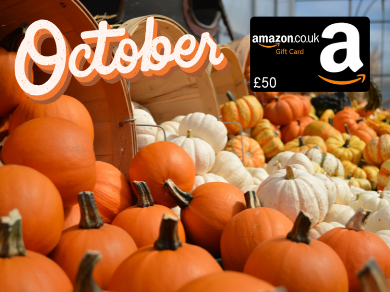 October Giveaway – Win An Amazon Gift Card